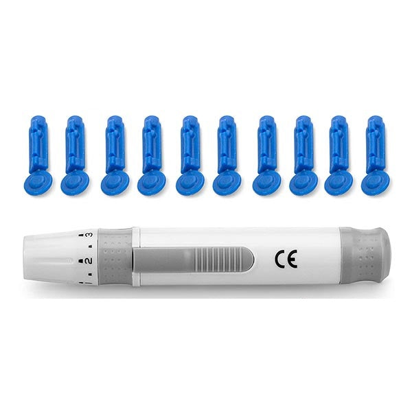 Analyseur de Sang Portable 4 en 1 (glucose, cétone, acide urique et hémoglobine)